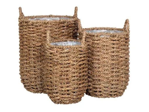 Hue Planten Schuilplaatsen Set Van 3 Stuks. Buitenshuis Naturel.