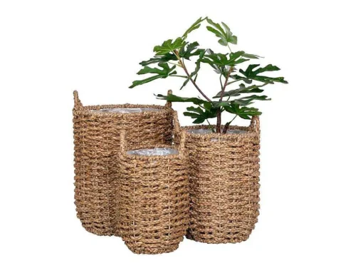 Hue Planten Schuilplaatsen Set Van 3 Stuks. Buitenshuis Naturel.