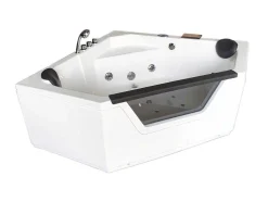 Hydromassagebad 150 X 150 Cm Dubbele Pomp 12 Jets Hibiscus