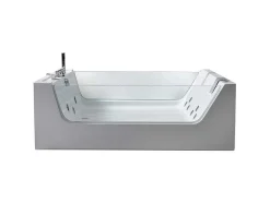 Hydromassagebad Met 2 Panoramische Glazen 170 X 120 Cm 8 Jets Gemma