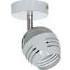 Hypnos Plafondlamp, Chroom, Wit, 14,5X8X12 Cm, Epikasa