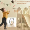 3 In 1 Glijbaan - Met Trap, Basketbalring - Autovorm - Roze