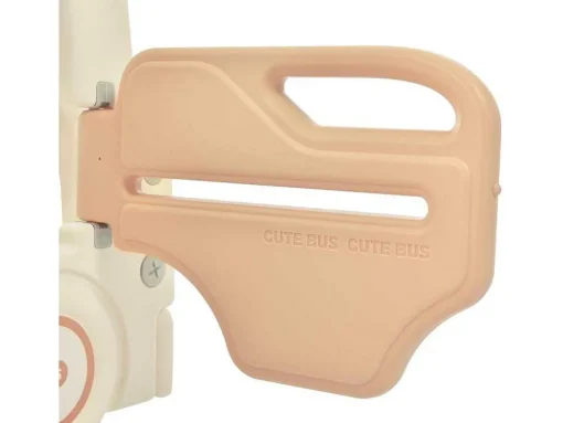 3 In 1 Glijbaan - Met Trap, Basketbalring - Autovorm - Roze