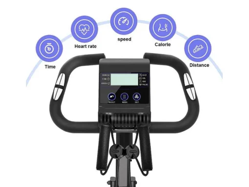 3 In 1 Opvouwbare Hometrainer, Magnetische X-Bike Ligfiets Fitness Bike Met 8-Level Verstelbare Weerstand Voor Home Gym Workout