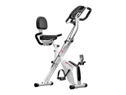 3 In 1 Opvouwbare Hometrainer, Magnetische X-Bike Ligfiets Fitness Bike Met 8-Level Verstelbare Weerstand Voor Home Gym Workout