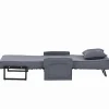 3-In-1 Converteerbare Fauteuil In Stof - Grijs