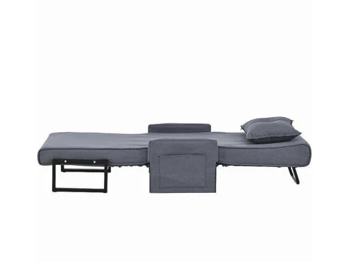 3-In-1 Converteerbare Fauteuil In Stof - Grijs