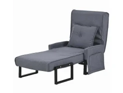 3-In-1 Converteerbare Fauteuil In Stof - Grijs