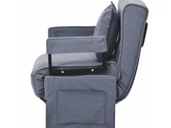 3-In-1 Converteerbare Fauteuil In Stof - Grijs