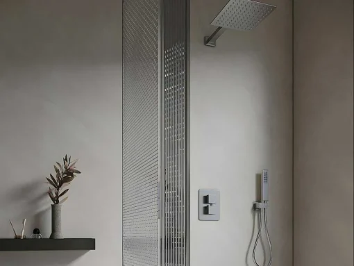 Inbouw Douche Met Thermostatische Mengkraan - Geborsteld Nikkelkleur - Terek
