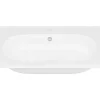 Inbouwwastafel Van Hars Met Steeneffect - Wit - L60 X B46 Cm - Okiwa