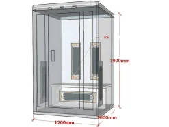 Infraroodsauna 2 Personen Serie Prestige Oslo Ii