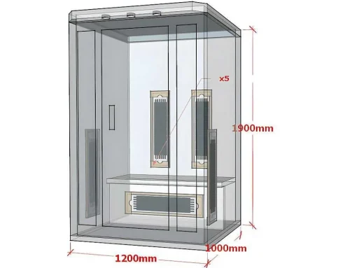 Infraroodsauna 2 Personen Serie Prestige Oslo Ii