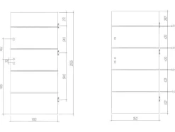 Inox Toegangsdeur H207 X B100 Cm Eik Effect - Rechts - Naxara