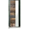 Irwin Kledingkast 2 Deuren, Grijs Matera Decor, Old Wood Decor.