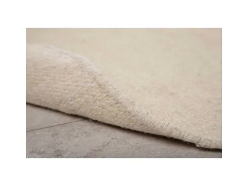 Jaipur Vloerkleed O200 Cm Wol Beige.