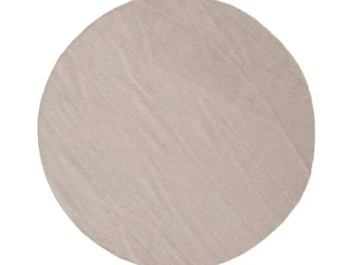 Jaipur Vloerkleed O200 Cm Wol Beige.