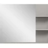 Jaru Spiegel Bad 100Cm 3 Planken Grijs,Zwart.