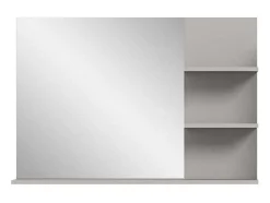 Jaru Spiegel Bad 100Cm 3 Planken Grijs,Zwart.