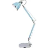 Jerona Tafellamp, Blauw, Chroom, 21X21X86 Cm, Epikasa