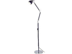 Jerona Vloerlamp, Violet, Chroom, 27,5X27,5X180 Cm, Epikasa