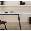 Jimmy Eetkamertafel 90X150/240Cm Met Extra Plaat Hpl Wit.