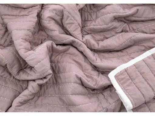 Juni Sprei 260X260Cm Oudroze.