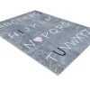 Junior 52106.801 Tapijt Wasbaar Alfabet Voor Kinderen Antislip - Grijs 120X170 Cm