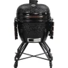 Kamado-Houtskoolbarbecue Van Keramiek En Bamboe 67 X 85 X 120 Cm - Ayumi