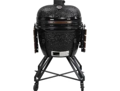 Kamado-Houtskoolbarbecue Van Keramiek En Bamboe 67 X 85 X 120 Cm - Ayumi