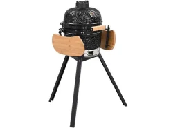 Kamado-Houtskoolbarbecue Van Keramiek En Bamboe 32 X 52 X 94 Cm - Eriko