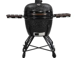 Kamado-Houtskoolbarbecue Van Keramiek En Bamboe 67 X 85 X 120 Cm - Ayumi