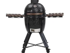 Kamado-Houtskoolbarbecue Van Keramiek En Bamboe 45 X 63 X 105 Cm - Izaki