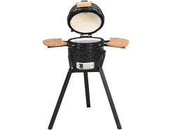 Kamado-Houtskoolbarbecue Van Keramiek En Bamboe 32 X 52 X 94 Cm - Eriko
