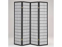 Kamerscherm 4 Vlakken Tottori Van Hout - L175 X H178.5 Cm