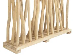 Kamerscherm Van Teakhout - B100 X D25 X H180 Cm - Naturel - Gayana