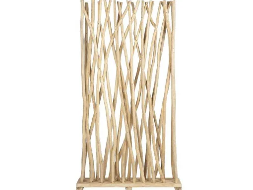 Kamerscherm Van Teakhout - B100 X D25 X H180 Cm - Naturel - Gayana