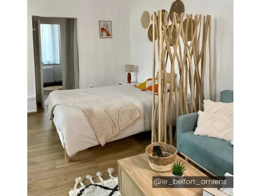 Kamerscherm Van Teakhout - B100 X D25 X H180 Cm - Naturel - Gayana