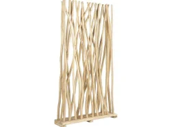Kamerscherm Van Teakhout - B100 X D25 X H180 Cm - Naturel - Gayana