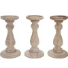 Kandelaar H361 (Set Van 3), Naturel Bruin