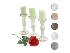 Kandelaar H361 (Set Van 3), Wit