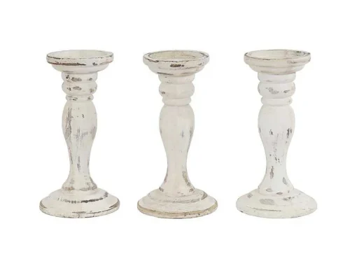 Kandelaar H361 (Set Van 3), Wit