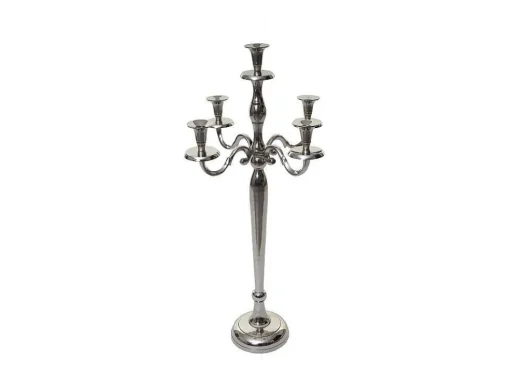 Kandelaar Mcw-D81 5-Armig, Kleur: Zilver