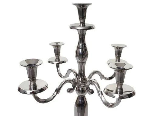 Kandelaar Mcw-D81 5-Armig, Kleur: Zilver