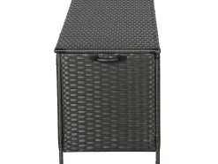 Kaplo Tuintoebehoor Kussen Opbergbox Met Wielen Zwart.