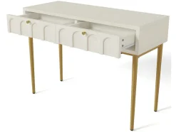 Kaptafel Met 2 Laden - In Spaanplaat - Wit