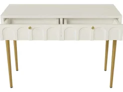 Kaptafel Met 2 Laden - In Spaanplaat - Wit