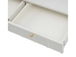 Kaptafel Met 2 Laden - In Spaanplaat - Wit
