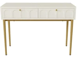 Kaptafel Met 2 Laden - In Spaanplaat - Wit