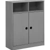Kast 2 Deurs Grijs